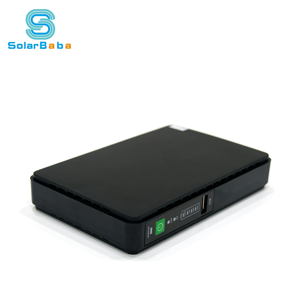 
Mini dc ups 12v 5v 9v output 110v 220v volt battery for room router 