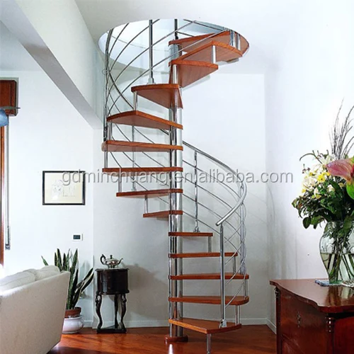 Standard spiral Stainless Steel Stair /Dog legged design stair