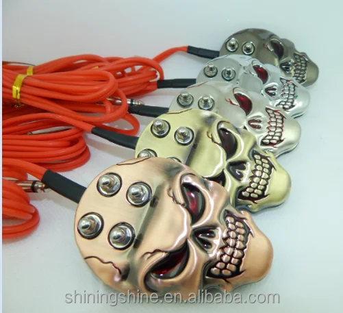 Оптовая продажа, тату-оборудование, Череп, тату, ножной переключатель, части тату-машинки