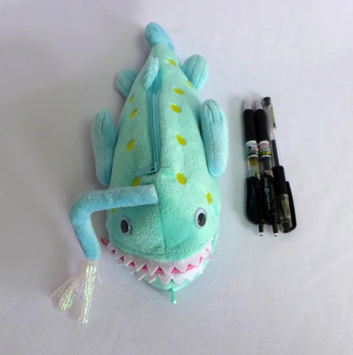 Creative Novelty Lifelike Fish Shark Design Pencil Bag Cheap Shark Pencil Case