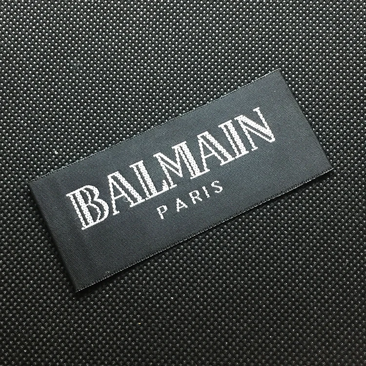 factory fashion Customized sewing labels Shirt Bags garment label tag Woven Labels for clothes