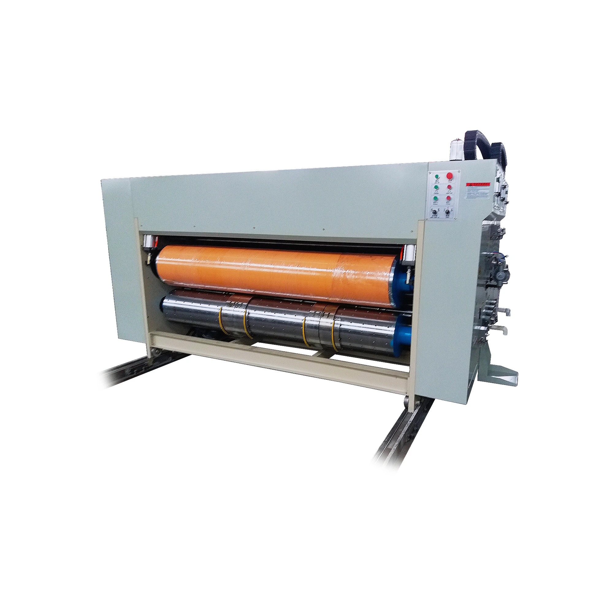 good price and high speed printing die cutting machine/carton box flexo chain feeding printing slotting machine