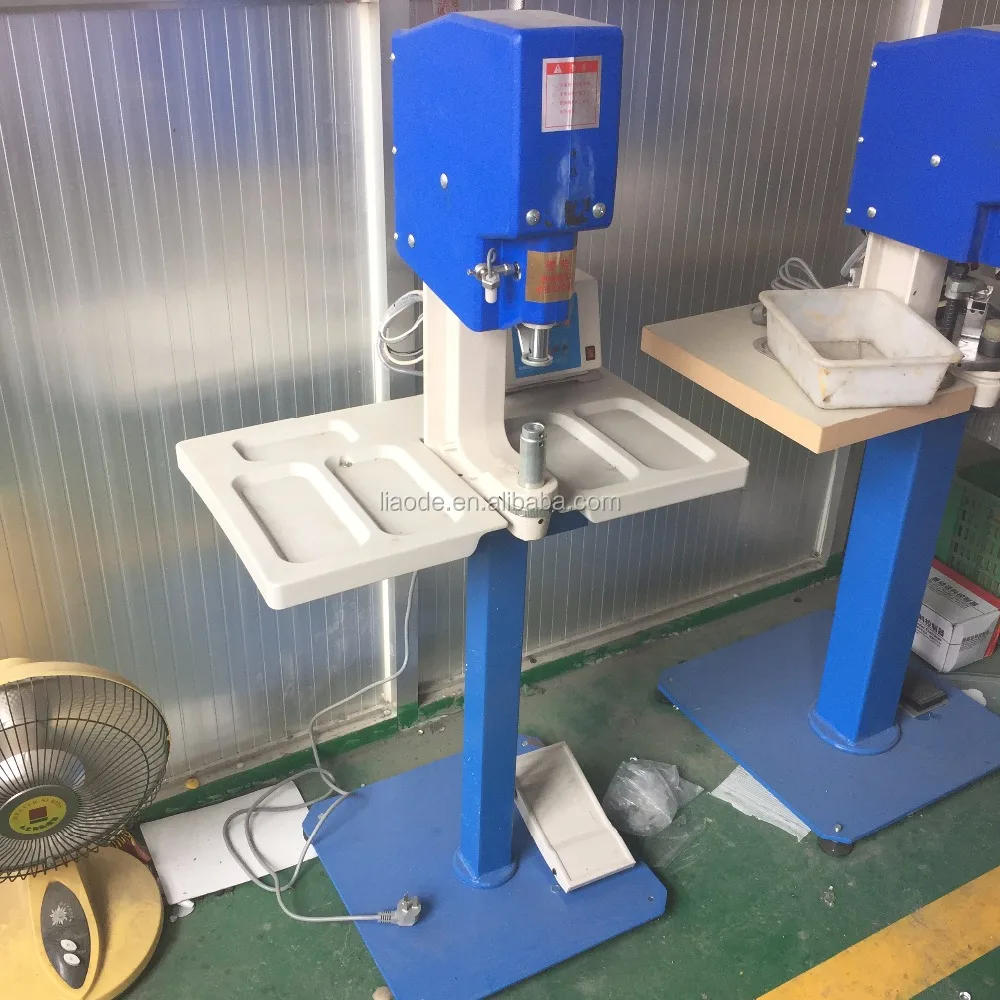 
LA-9-4M Semi-auto baseball cap fabric button attaching machine 