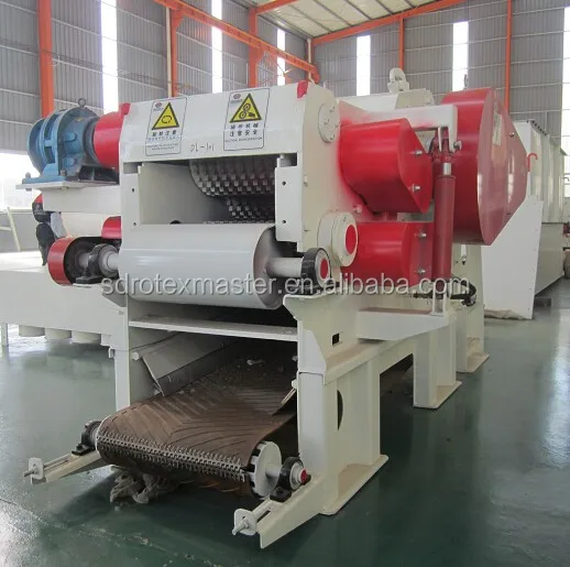 Large capacity wood chips making machine , drum wood chipper with ce