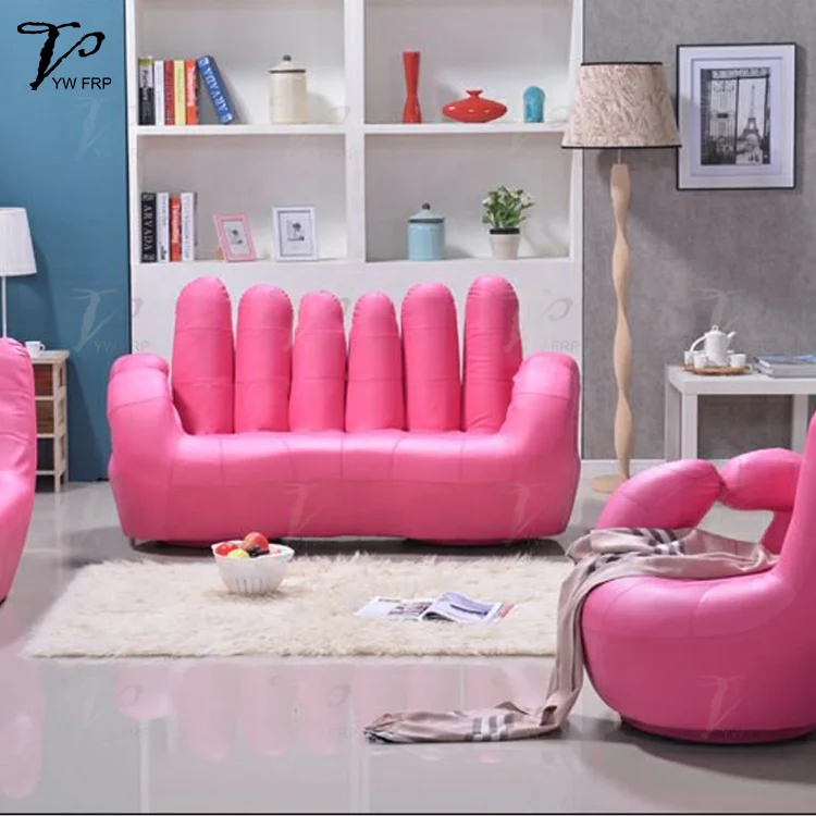 Comfortable ten fingers hand shape sofa living room furniture reclining seats and sofa