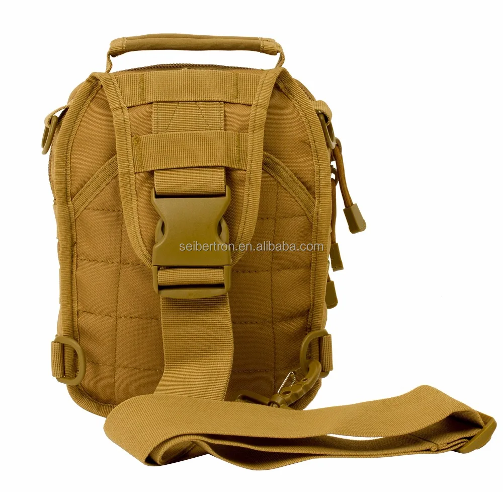 
Seibertron Tactical Outlaw Sling Pack with Shoulder Sling for Everyday Carry Molle Multifunctional Day Bag for Carrying Weapon 