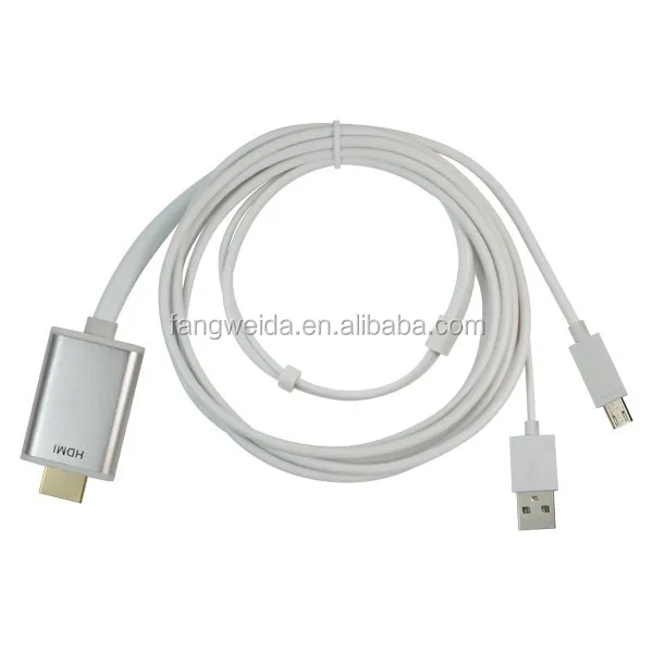 2015 новый дизайн 1080 P мхл Micro USB для HDM я HDTV кабель переходный кабель для Sumsung S5