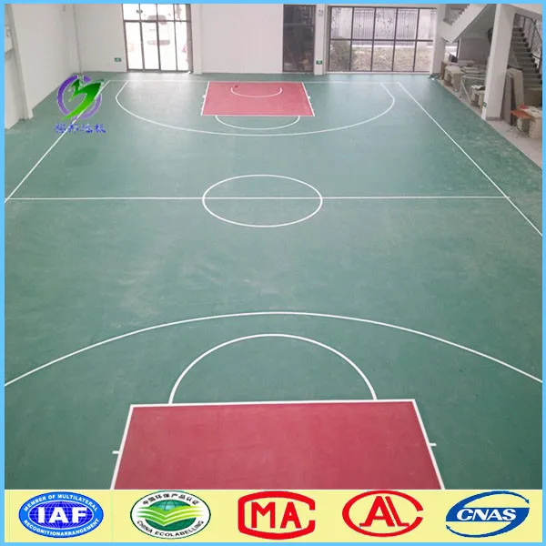 PVC vinyl flooring indoor basketball court wood flooring