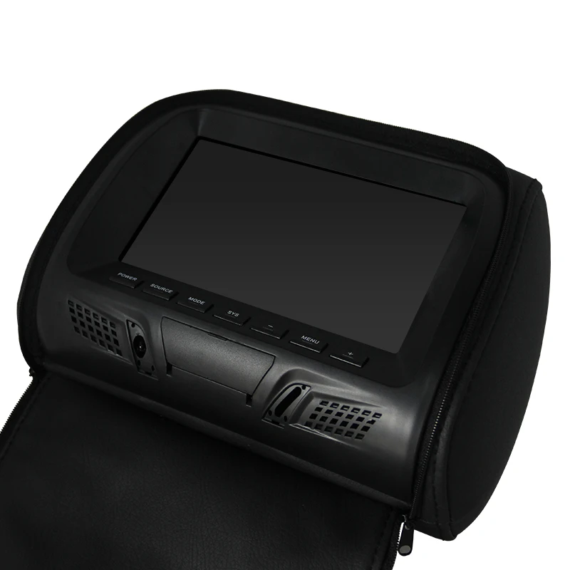 10' headrest monitor for car Black 10 inch cloth pillow bag