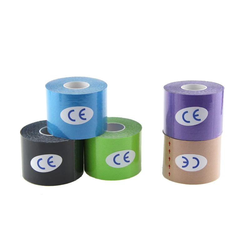AUPCON Wholesale 5CM * 5M rayon kinesiology strength and physio sports tape