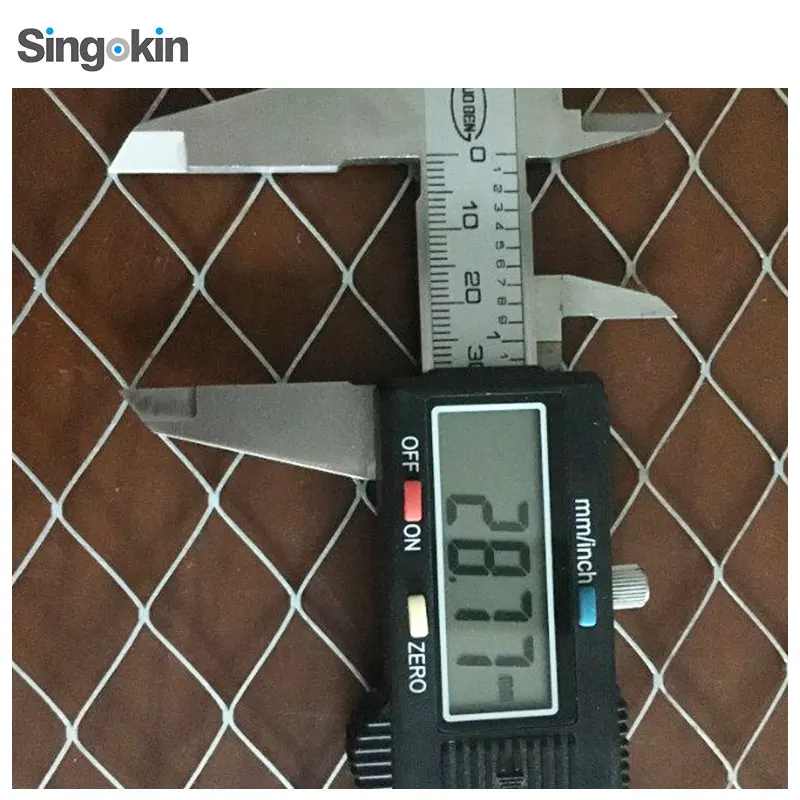 ПВХ-покрытием украшения дома алюминия просечно размеры сетка