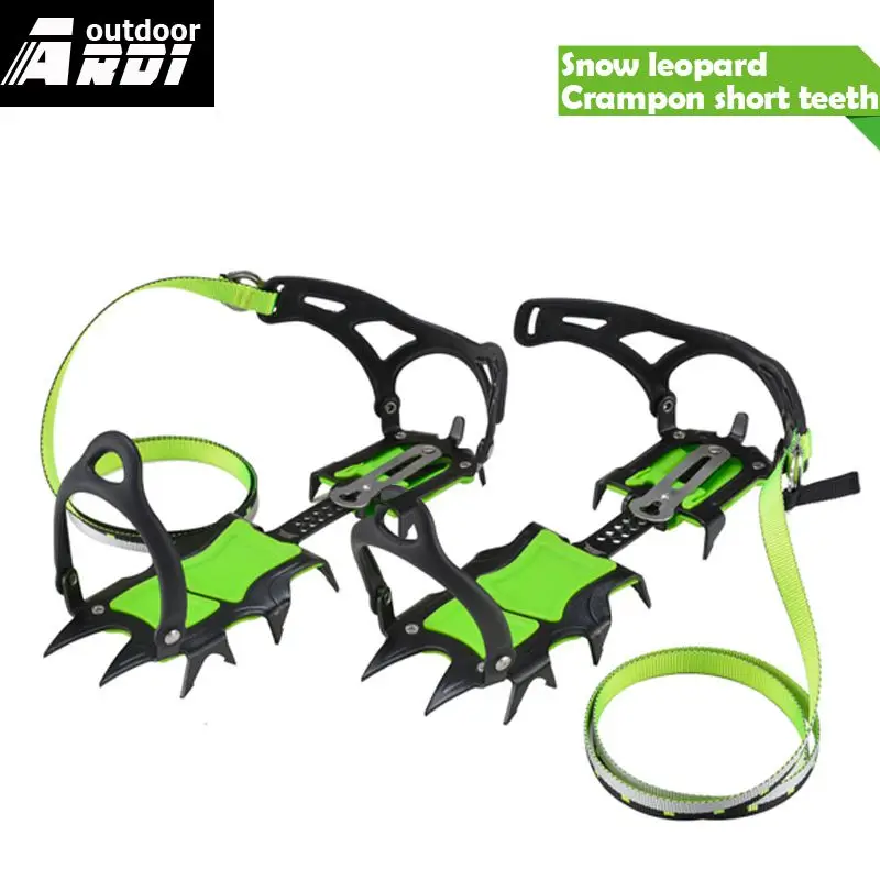 Fourteen teeth short teeth mountaineering crampons ice axe ice grippers crampons