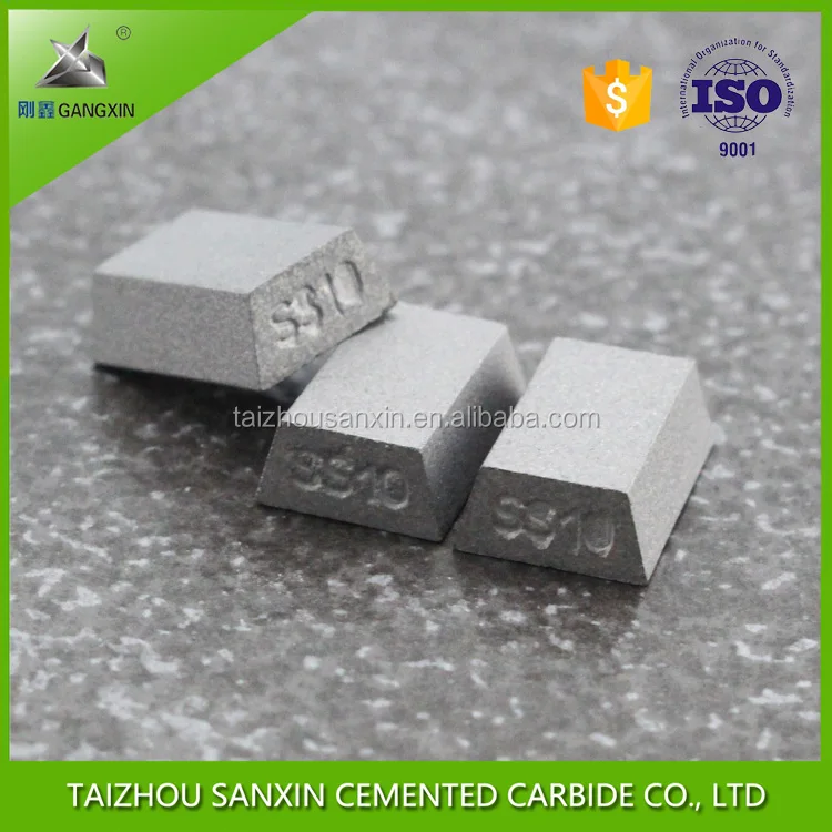 factory supply Gangxin Brand tungsten carbide ss10 stone cutting tips carbide brazed stone cutting inserts sanxin