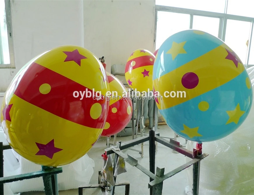 resin decorative Ester Eggs Fiberglass Color Eggs