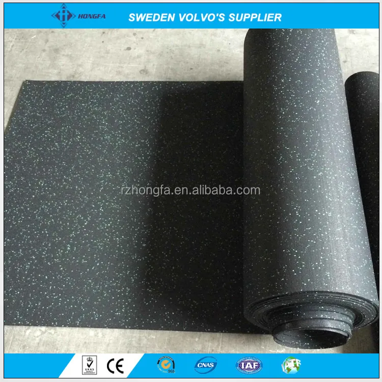 CE Certification Fitness 6mm Rubber Flooring Roll