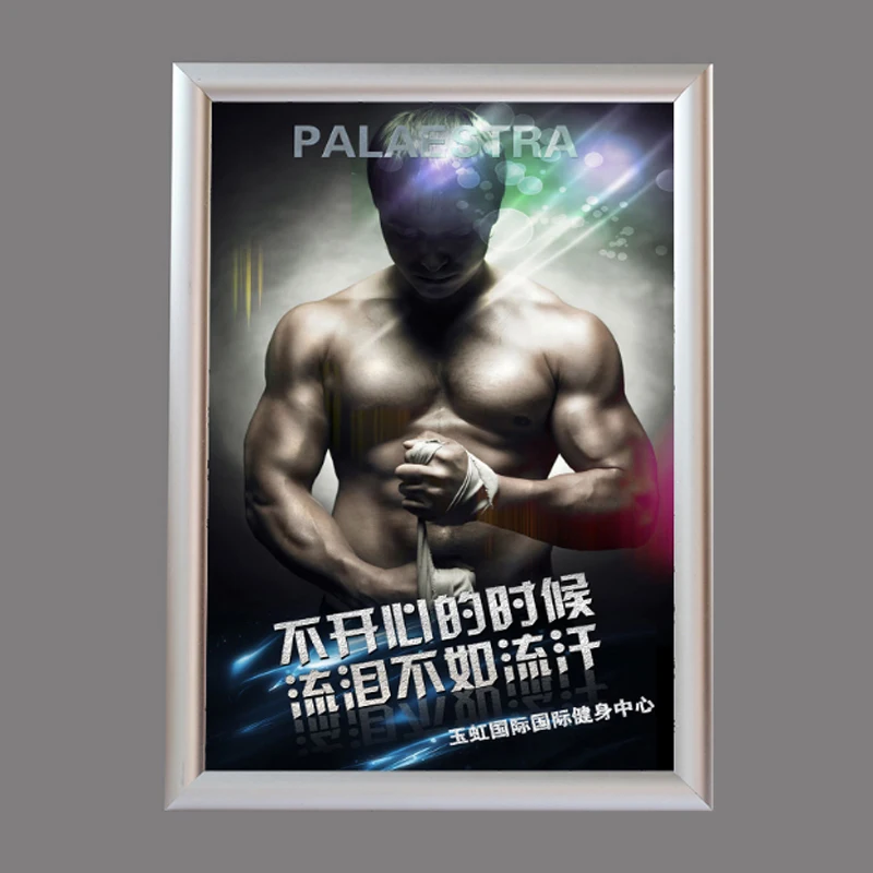 Advertising Poster Display Frame 32mm Aluminum Frame Snap Poster Frame