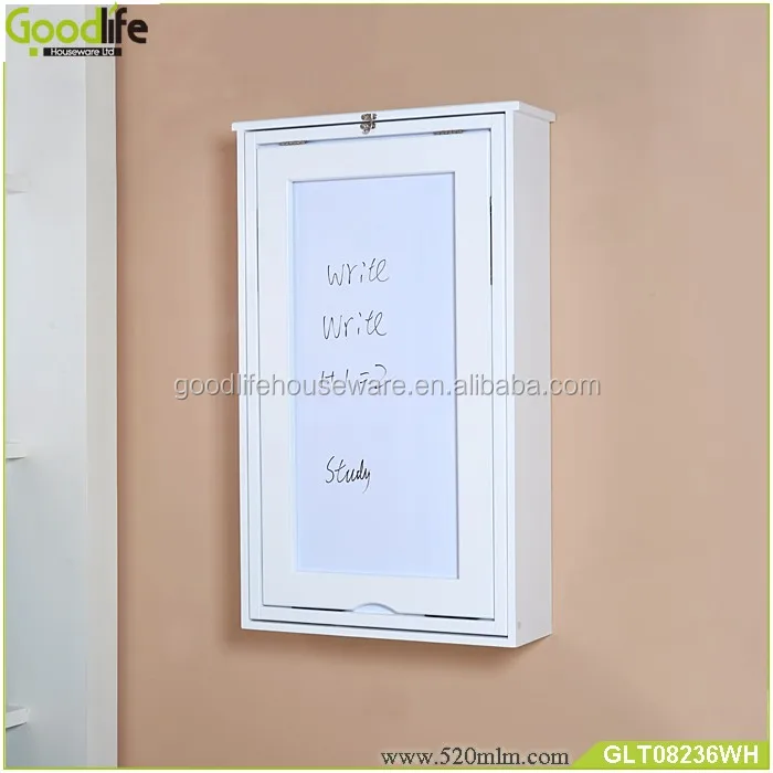 Wooden factory furniture wall table with writing board