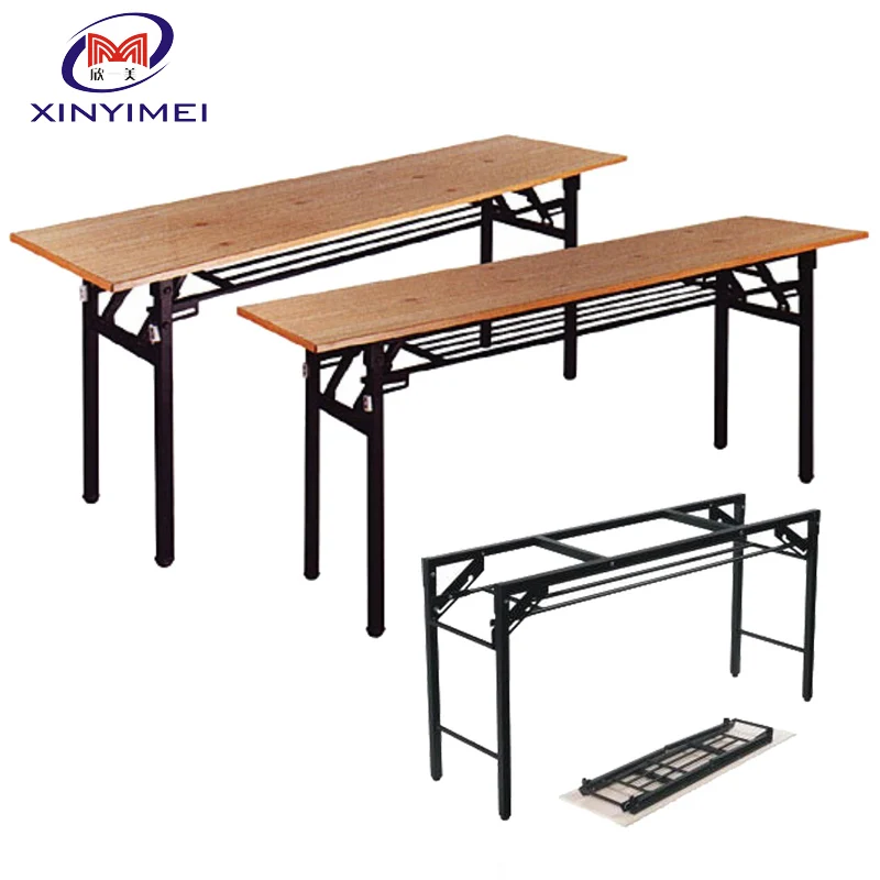 hot foldable round hotel table wholesale