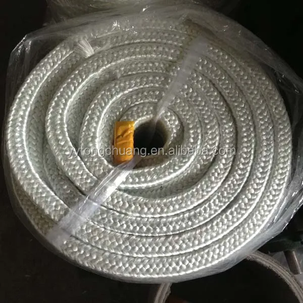 Tongchuang Fiber Glass Braided Square Rope for Industrial Oven Gasket