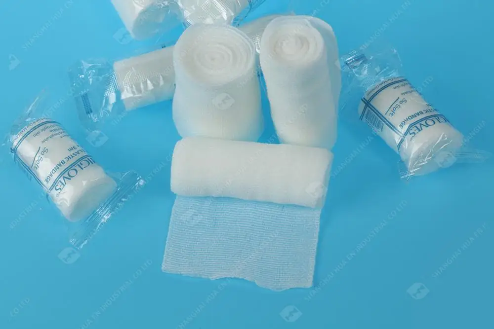 Conforming elastic cohesive stretch PBT bandage roll