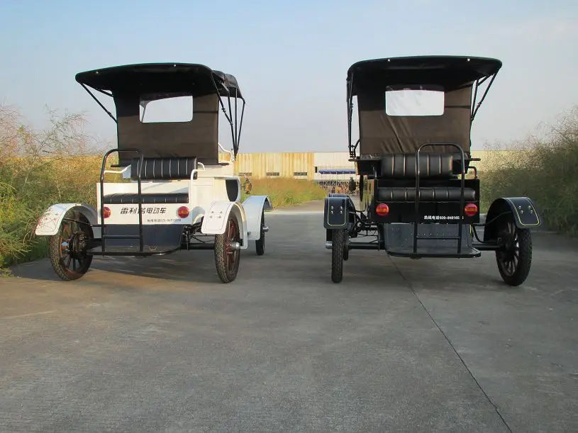 Classic style electric sightseeing bus is popular electric shuttle bus