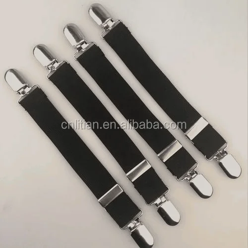 NEW Sleep - Bed Sheets Clips Grippers Fasteners Suspenders Elastic Adjustable