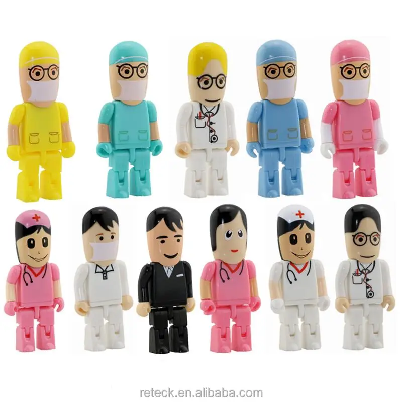 Best Sale pendrive wholesale Cheap Promotional Gift usb flash drive doctor shaped unique designed OEM factory price free sample