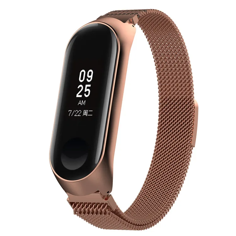 Metal mi band replacement Watchband Wristband Smart Watch Wrist Strap Bracelet for Xiaomi Xiomi Xiao Mi Band Miband 3 band 3
