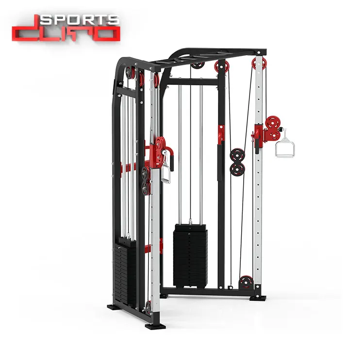 Customized manufacturer sliver fitness equipment exercise sports dual cable cross
