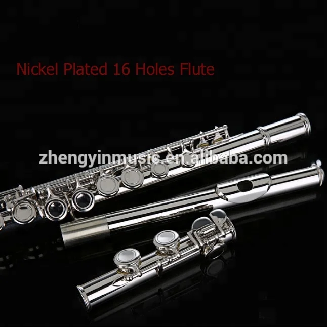 Cupronickel body nickel plated 16 holes flute
