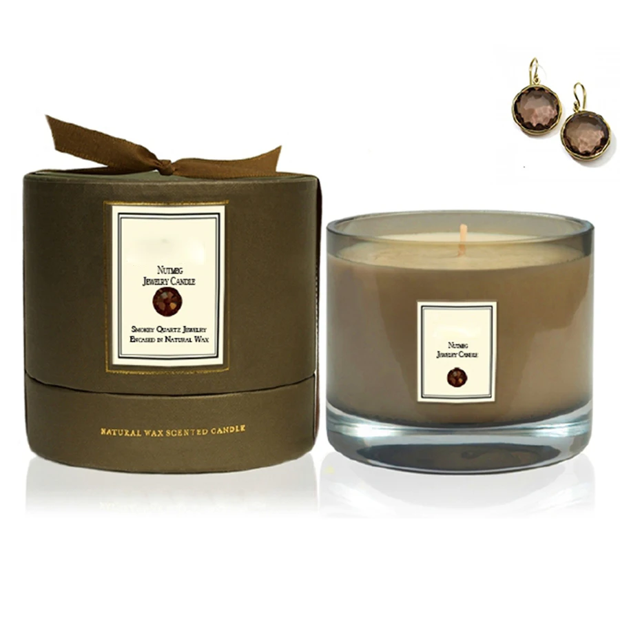 
Newest Luxury Gift Scented Jewelry Candle, Decorative Jar Candle 