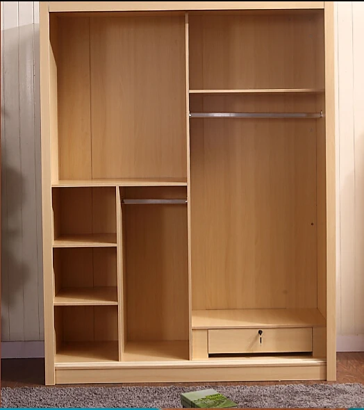 2015 hot sell factory price sliding wooden modern wardrobe