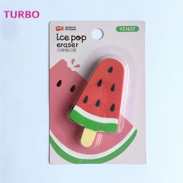 
Factory wholesale popular selling japanese kids fancy stationery get free samples Multi color 3d fruit shaped rubber erasers 