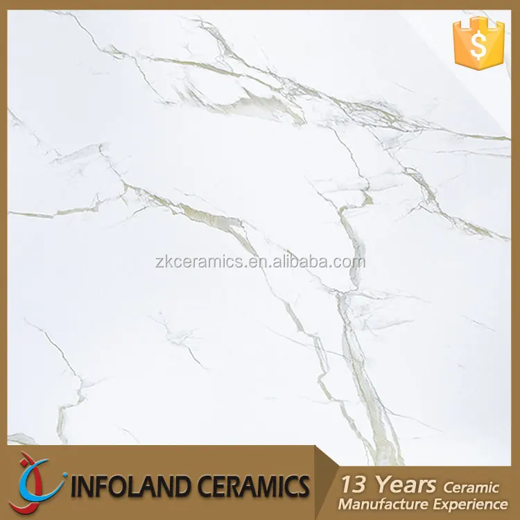 Popular Italian White Carrara Marble Floor Tile