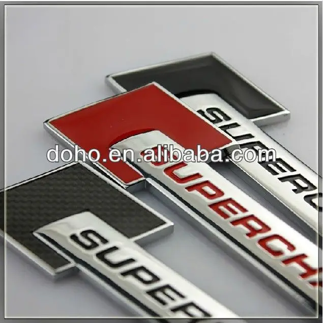 Custom ABS Chrome car emblems and self-adhesive chrome car logo emblems,custom made car metal emblems (ss-3398)