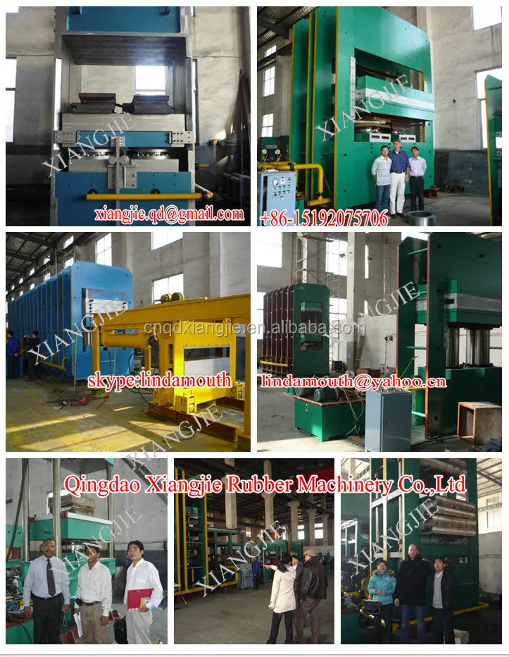 rubber car flooring mat press machine / car mat making machine