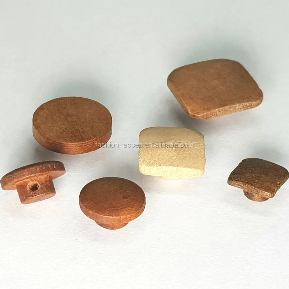 Fashion Natural Wooden Horn Toggle Button for Garments