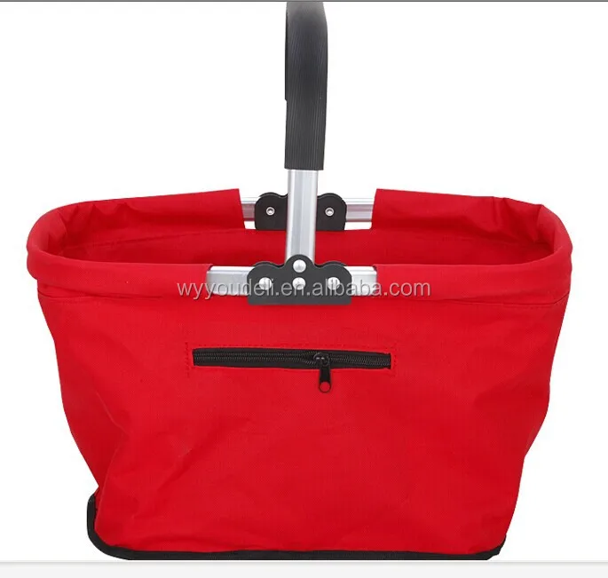 Высококачественная дешевая складная пластиковая корзина для белья, складная корзина для хранения с разделителями и алюминиевой корзиной для белья