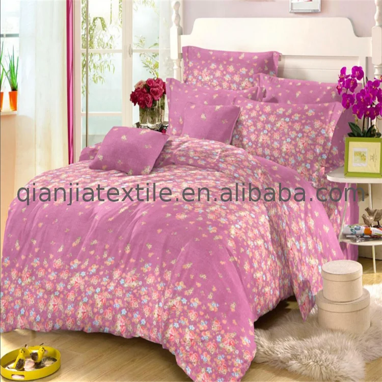 China Best 100% cotton material duvet cover set  cotton fabric oem floral printed fabrics