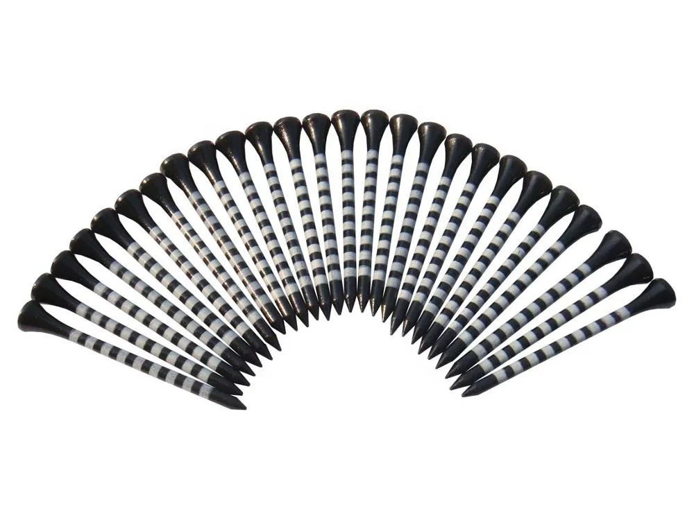 
high class factory price tees with two color stripes printed on shank 