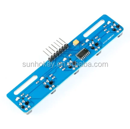 TCRT5000L 5-Way Tracking Sensor Module Infrared Sensor Board TCRT5000 White Black Line Recognition Sensors 74HC14D DIY