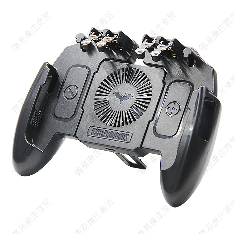 6 fingers control mobile phone game pad controller 800mAh Mobile Radiator m11 gamepad for PUBG for iPhone and Android