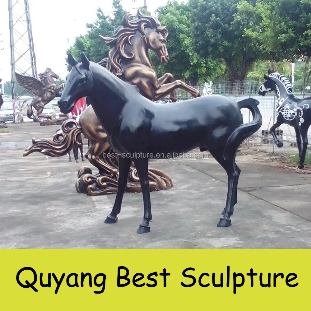 outdoor decoration resin horse statue sculpture for sale