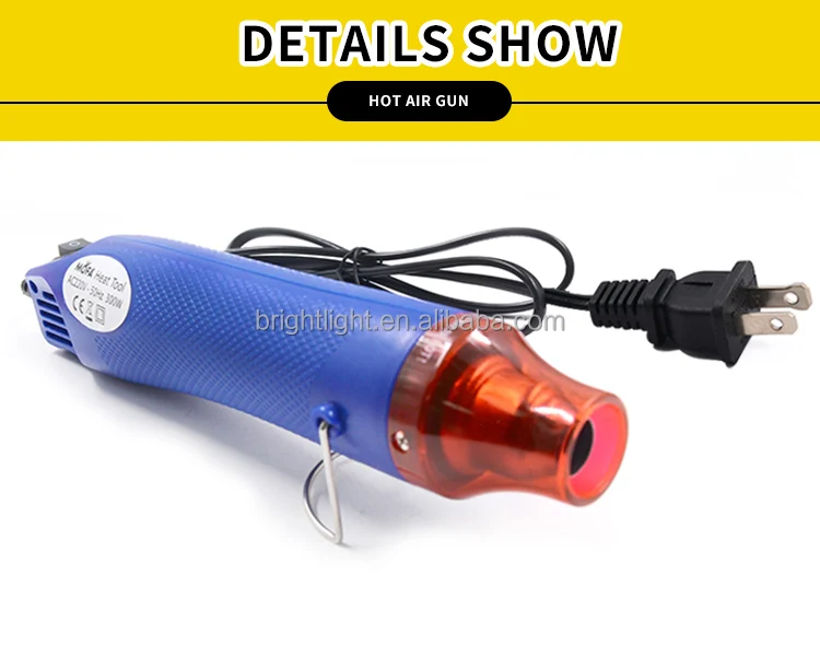 
Clay DIY designed Hot Air Gun , Multi-Purpose Hand Hold Embossing Heat Tools for Crafts 