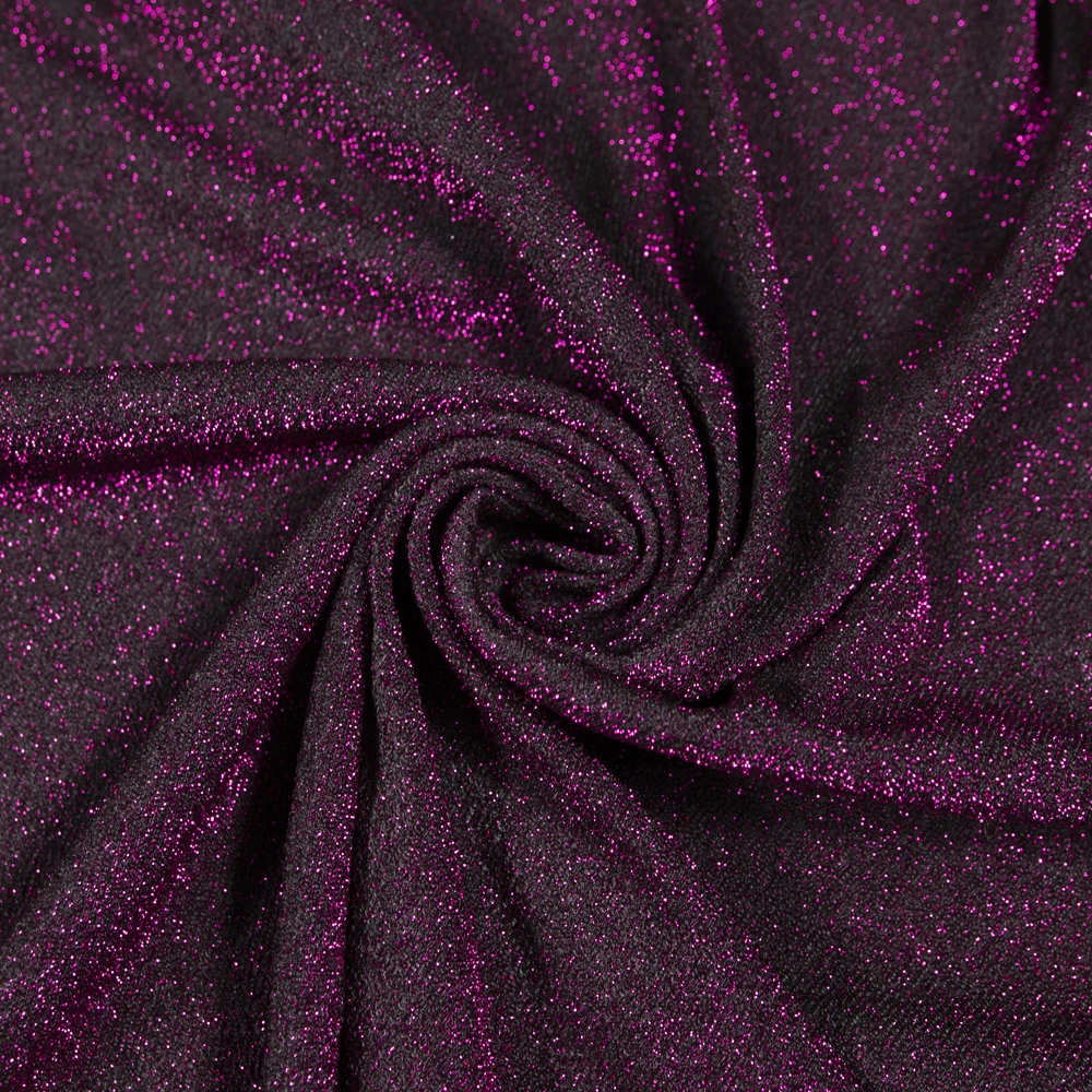 Wholesale nylon spandex lurex knit gold thread lame fabric