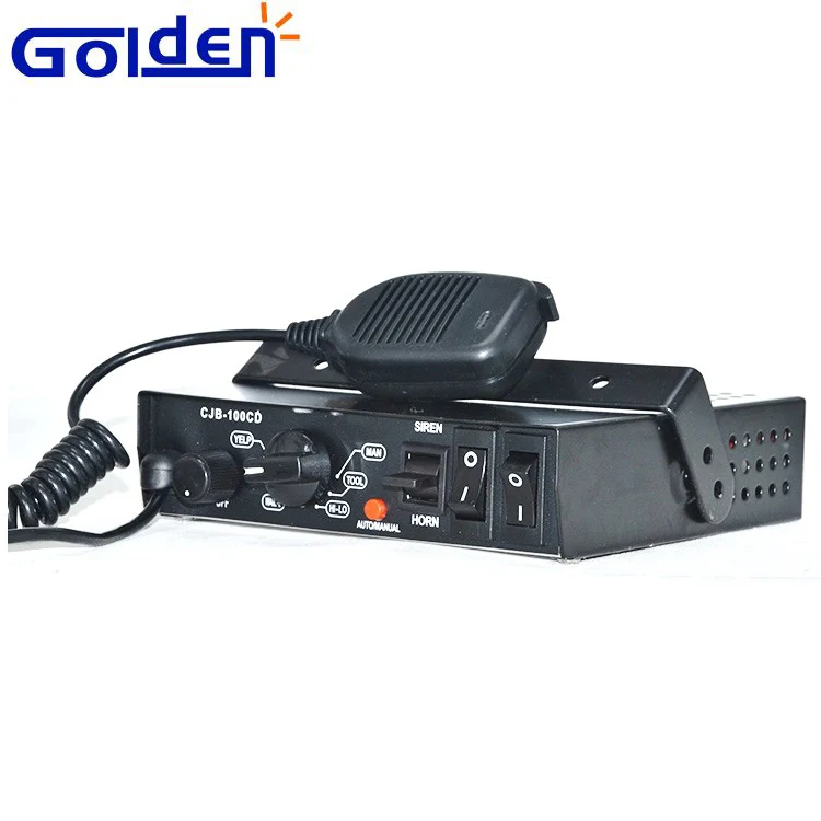 DC12V 100W electronic sirene police equipment 200 db alarm emergency car siren