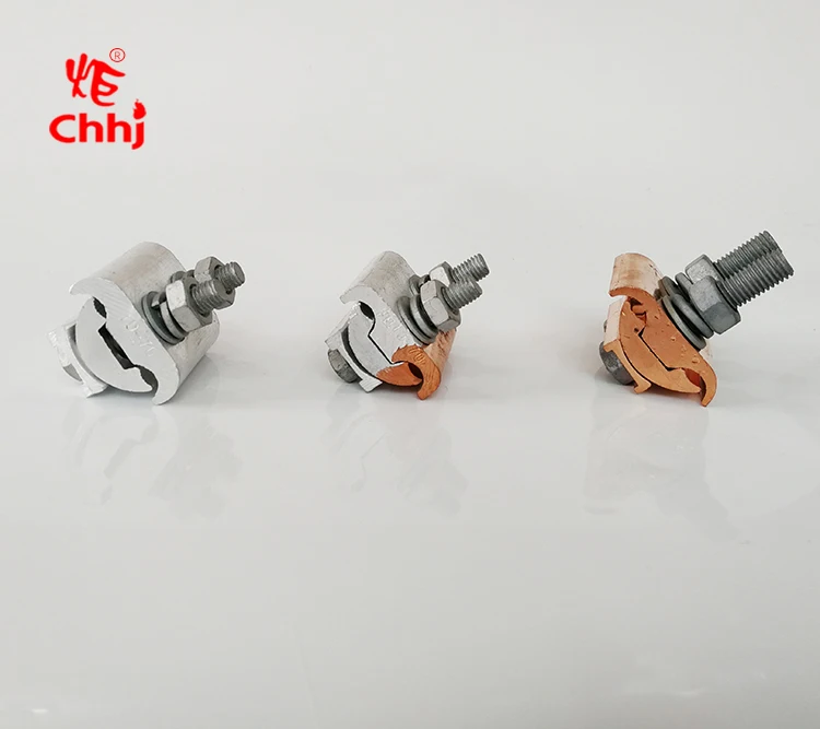 Биметаллический PG параллельный паз зажим для подключения голой проводник