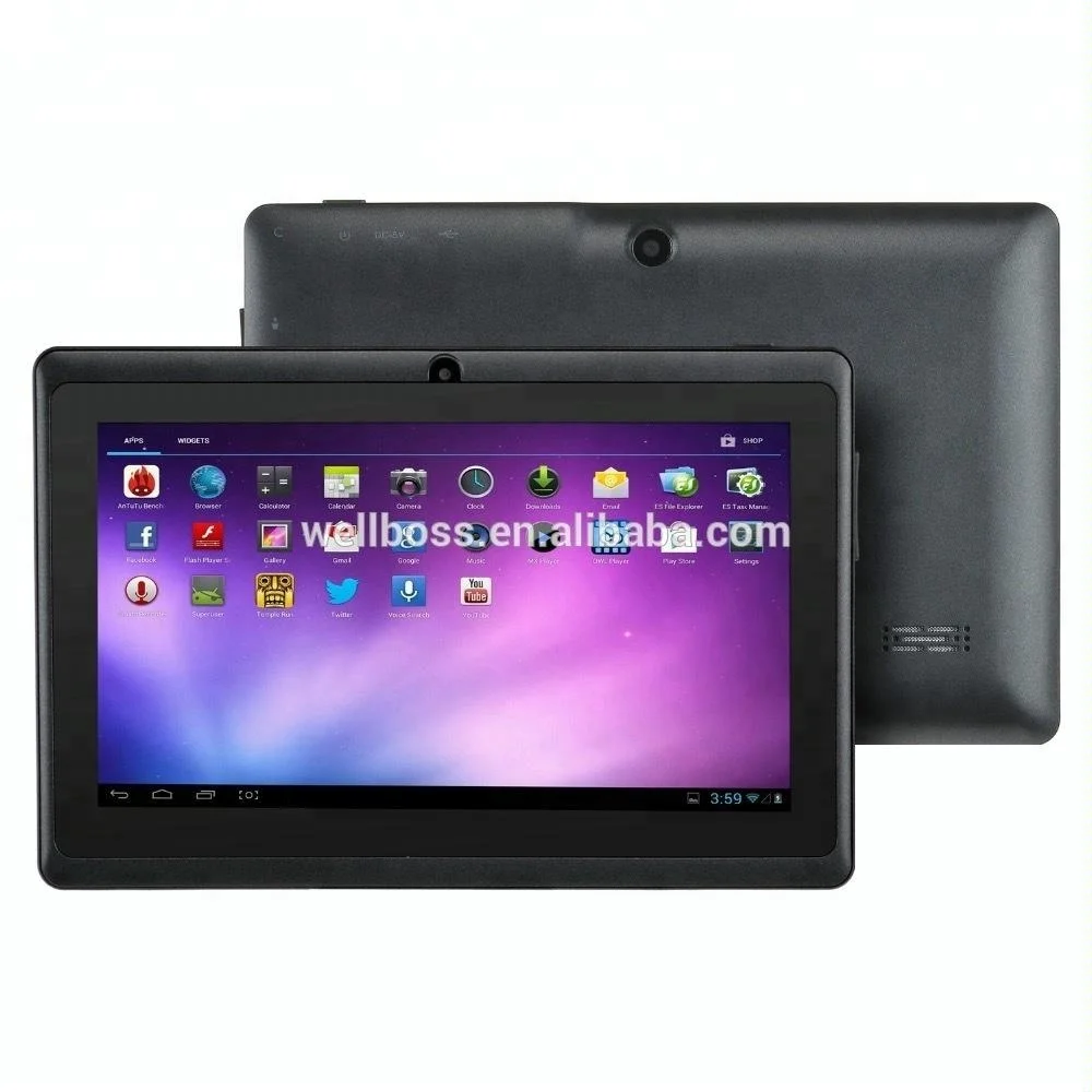 
7-inch Allwinner A33 Q88 quad core chips Android 4.4 