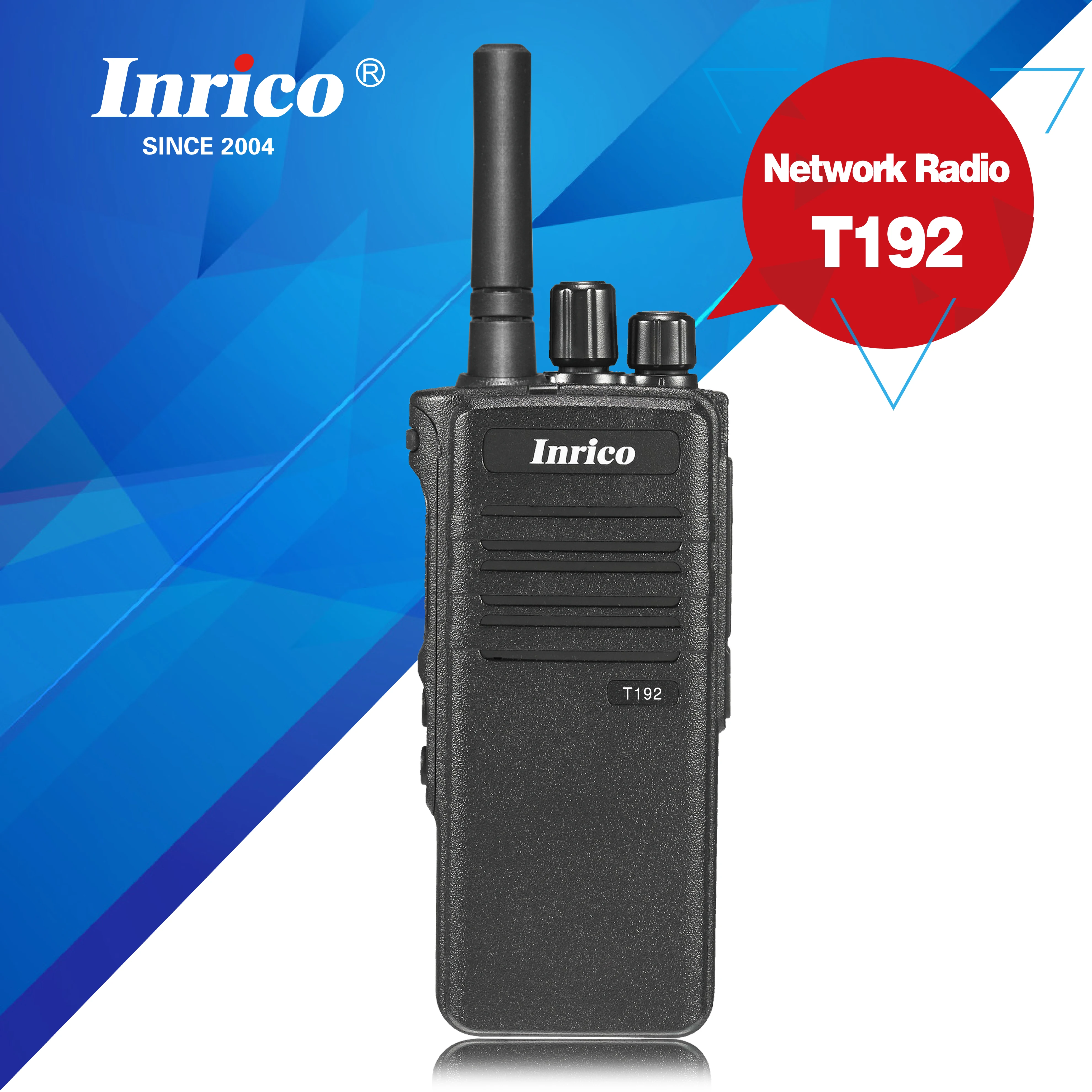 Inrico T192 3G IP54 best selling gsm wcdma transmitter and receiver handheld radio walkie talkie with SIM card