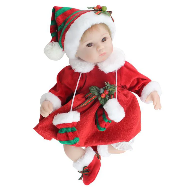 Best selling products christmas gift girls soft real silicon lifelike reborn baby doll for kids